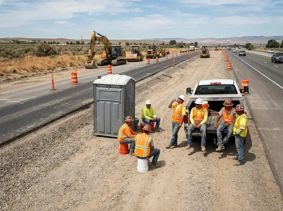 highway-road-construction-crew-007 — frequently asked questions, Porta Potty and Restroom Rentals in Las Lomas, CA